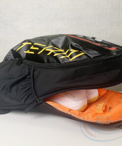 Balo cầu lông Yonex BAG42012SEX đen đỏ - Ngăn đựng vợt