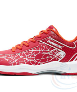 Giày cầu lông Kawasaki K081 đỏ - Má ngoài
