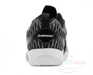 Giày cầu lông Kawasaki K525 đen - Gót giày