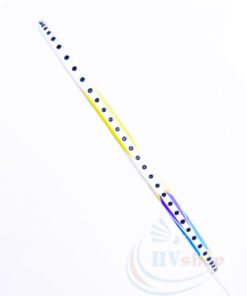 Vợt cầu lông Lining Windstorm 74 trắng xanh - Lỗ gen