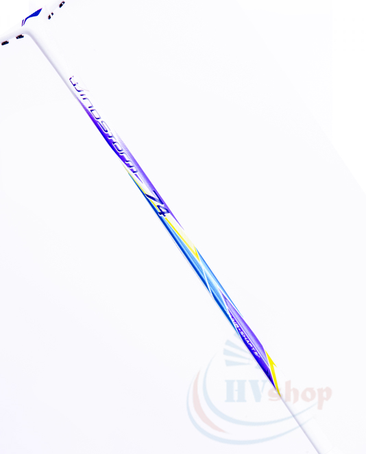 Vợt cầu lông Lining Windstorm 74 trắng xanh - Thân vợt