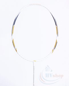 Vợt cầu lông Lining Windstorm 78 plus trắng vàng - Mặt vợt