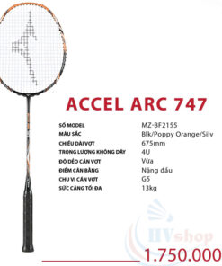 Vợt cầu lông Mizuno Accel Arc 747