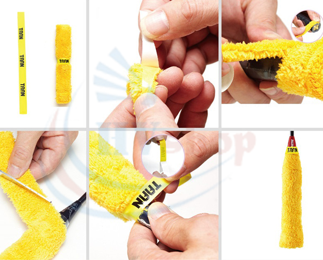 Cách bảo quản vợt cầu lông: Thay quấn cán cầu lông thường xuyên Cách bảo quản vợt cầu lông: Thay quấn cán cầu lông thường xuyên