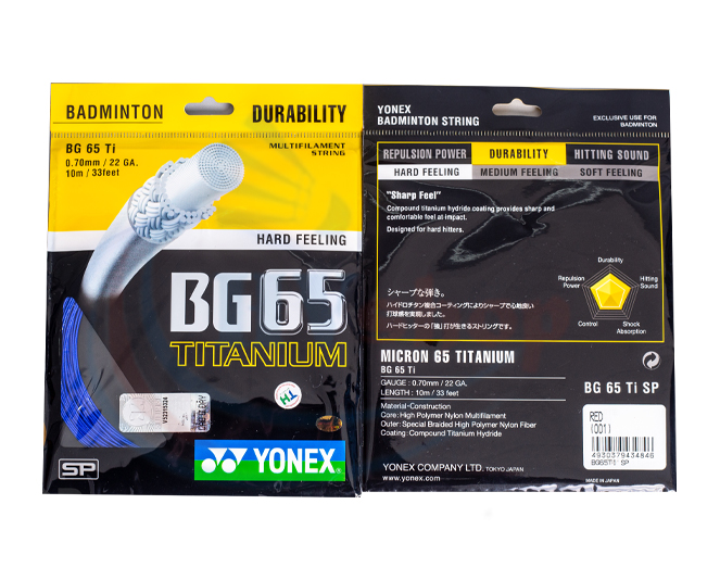 Dây cước căng vợt cầu lông Yonex BG 65 Titanium