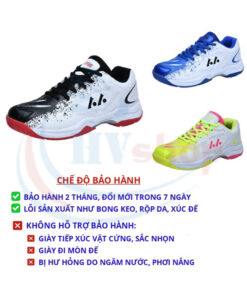 Giày cầu lông giá rẻ Lefus L018 trắng xanh