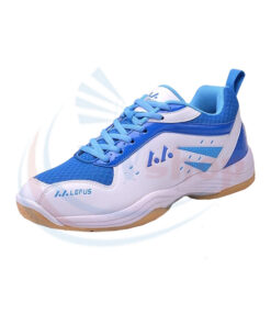 Giày cầu lông giá rẻ Lefus L05 trắng xanh