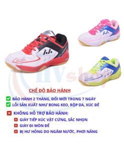 Giày cầu lông giá rẻ Lefus L85 Trắng Hồng