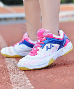 Giày cầu lông giá rẻ Lefus L85 Trắng Hồng