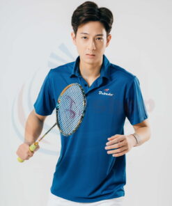 Áo cầu lông Polo Bubadu Xanh dương chính hãng
