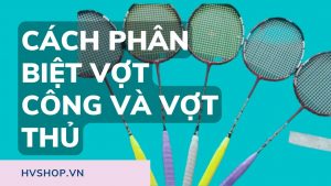 Cách Phân biệt vợt công và vợt thủ