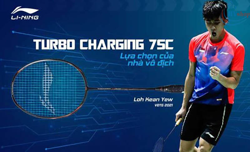 Vợt của Loh Kean Yew - Lining Turbocharging 75C