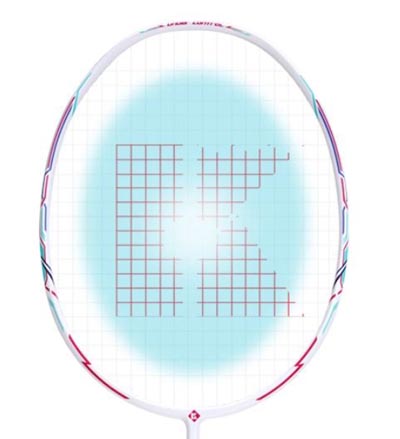 Công nghệ K-Isometric sử dụng trên vợt Kumpoo Balanced 11 Trắng