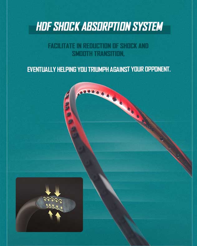 Công nghệ HDF Shock Absorption trên Bladex 800