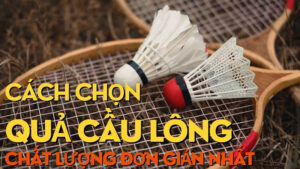 Cách chọn quả cầu lông chất lượng đơn giản nhất