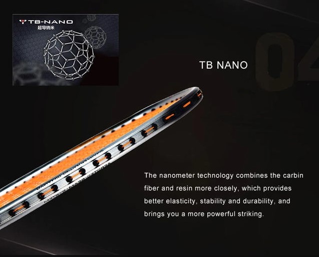 Công nghệ TB Nano trên Lining Bladex 900 Moon Max