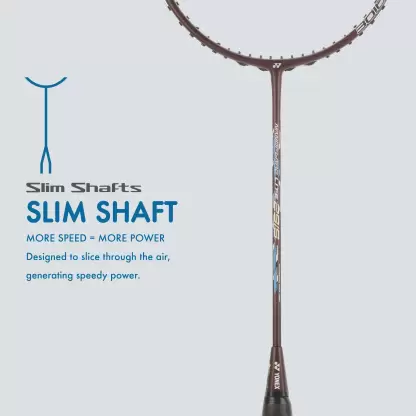 Trục vợt Slim Shaft mỏng hơn, mạnh mẽ hơn