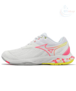 Giày cầu lông Mizuno Wave Fang - Trắng Hồng