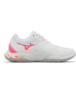 Giày cầu lông Mizuno Wave Fang - Trắng Hồng
