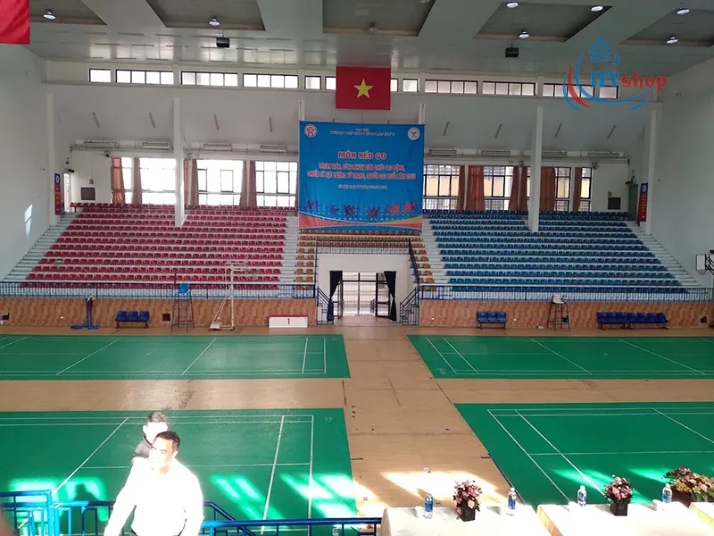 Sân cầu lông nhà thi đấu Hà Đông Hà Nội
