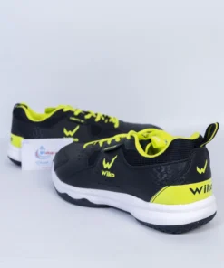 Giày cầu lông Wika Maru Đen xanh chuối
