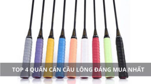 Top 4 quấn cán vợt cầu lông chống mồ hôi đáng mua nhất