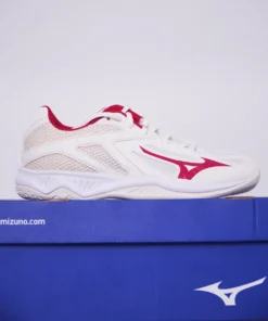 Giày cầu lông Mizuno Thunder Blade 3 - Trắng Kem Đỏ