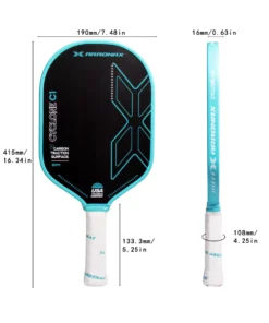 Vợt Pickleball Arronax Cyclone C1 Xanh Ngọc