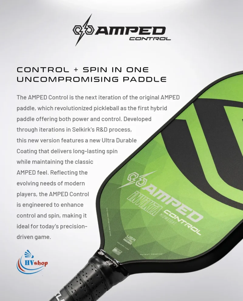 Selkirk AMPED Control Invikta Midweight Green