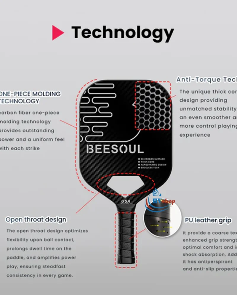 Beesoul PowerStrike Supreme Đen Trắng