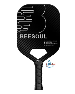 Vợt Pickleball Beesoul PowerStrike Supreme Đen Trắng