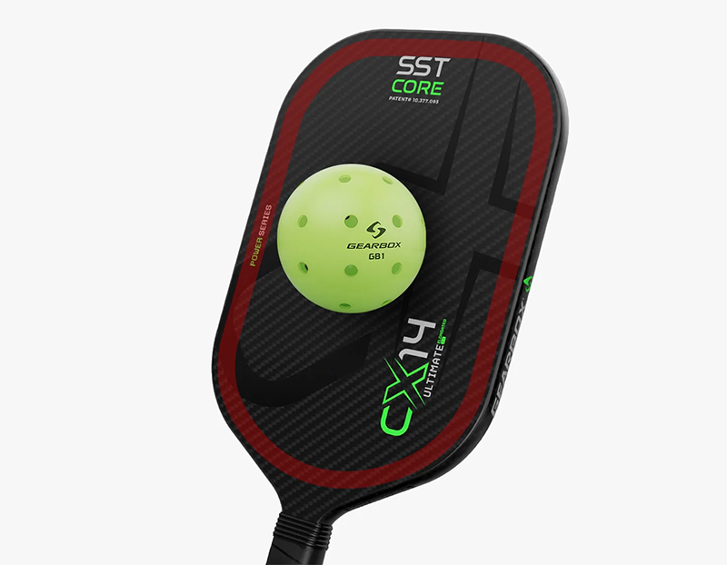 Công nghệ Power Band trên vợt pickleball Gearbox CX14H Ultimate Power