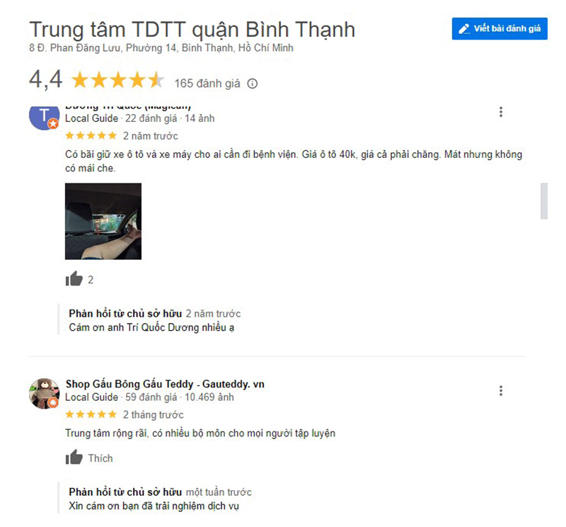 Đánh giá sân cầu lông Phan Đăng Lưu