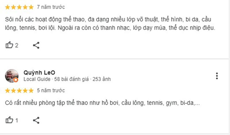 Ưu điểm sân cầu lông Tây Thạnh