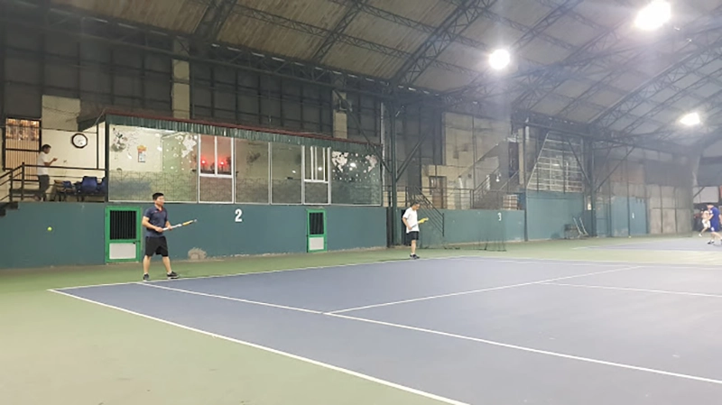 Không gian khang trang, hiện đại của sân pickleball Võ Thị Sáu