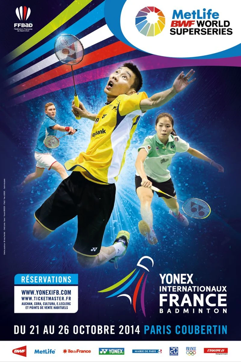 Poster giải Yonex Internationaux France Badminton