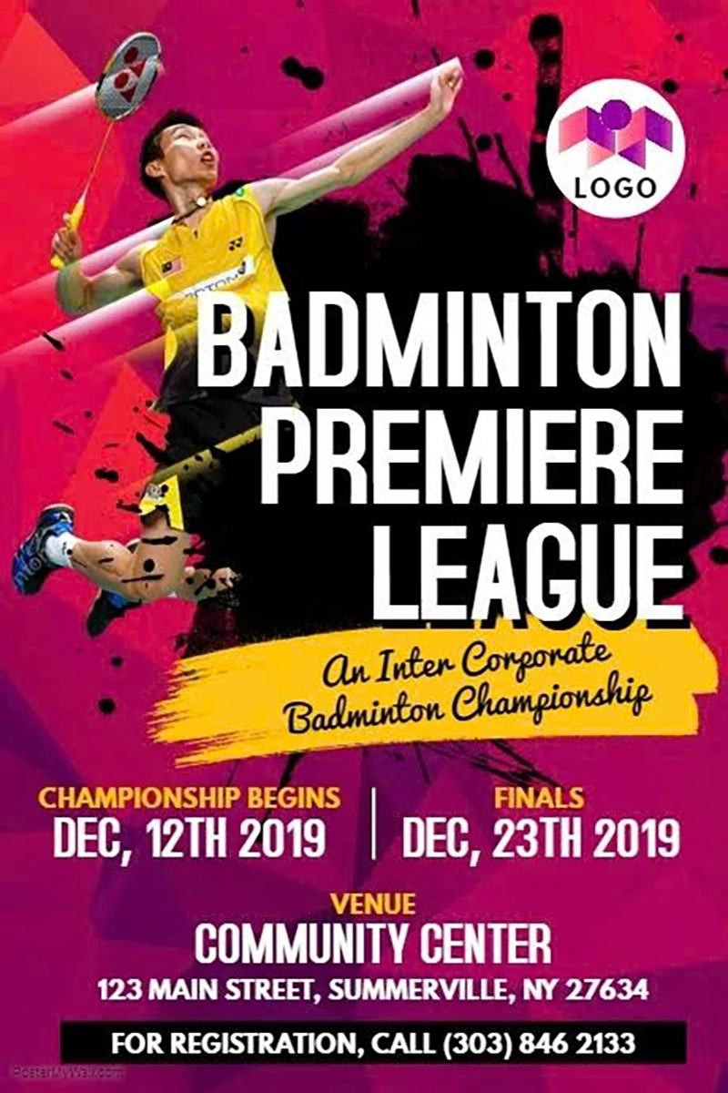 Poster Badminton Premier League