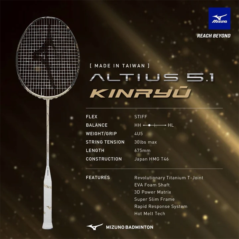 Thông số Mizuno Altius 5.1 Kinryu