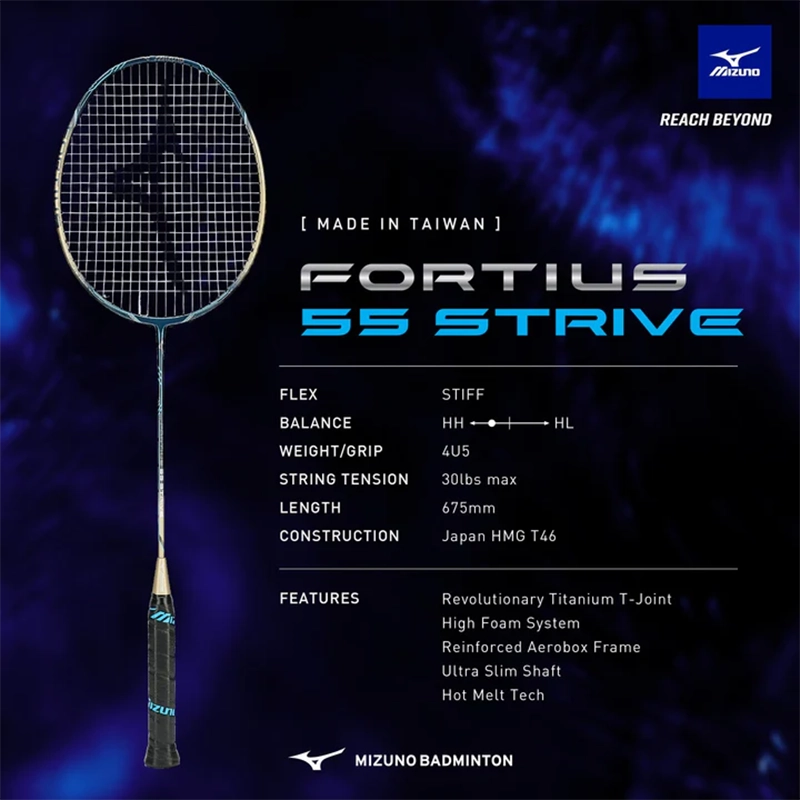 Thông số Mizuno Fortius 55 Strive