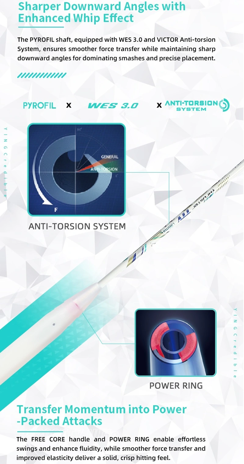 Công nghệ trên vợt Victor Thruster TTY Ultima