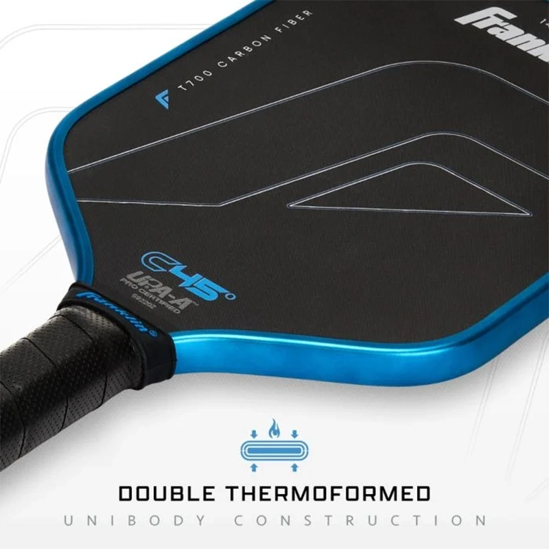 Công nghệ DOUBLE THERMOFORMED trên vợt Franklin C45 Carbon Fiber