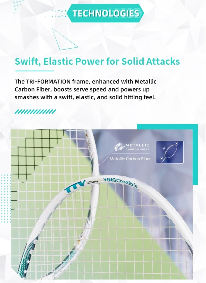 Công nghệ Metallic Carbon Fiber trên vợt Victor Thruster TTY Ultima