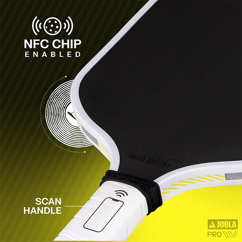 Công nghệ NFC Enabled trên vợt Joola Anna Bright Scorpeus Pro 4