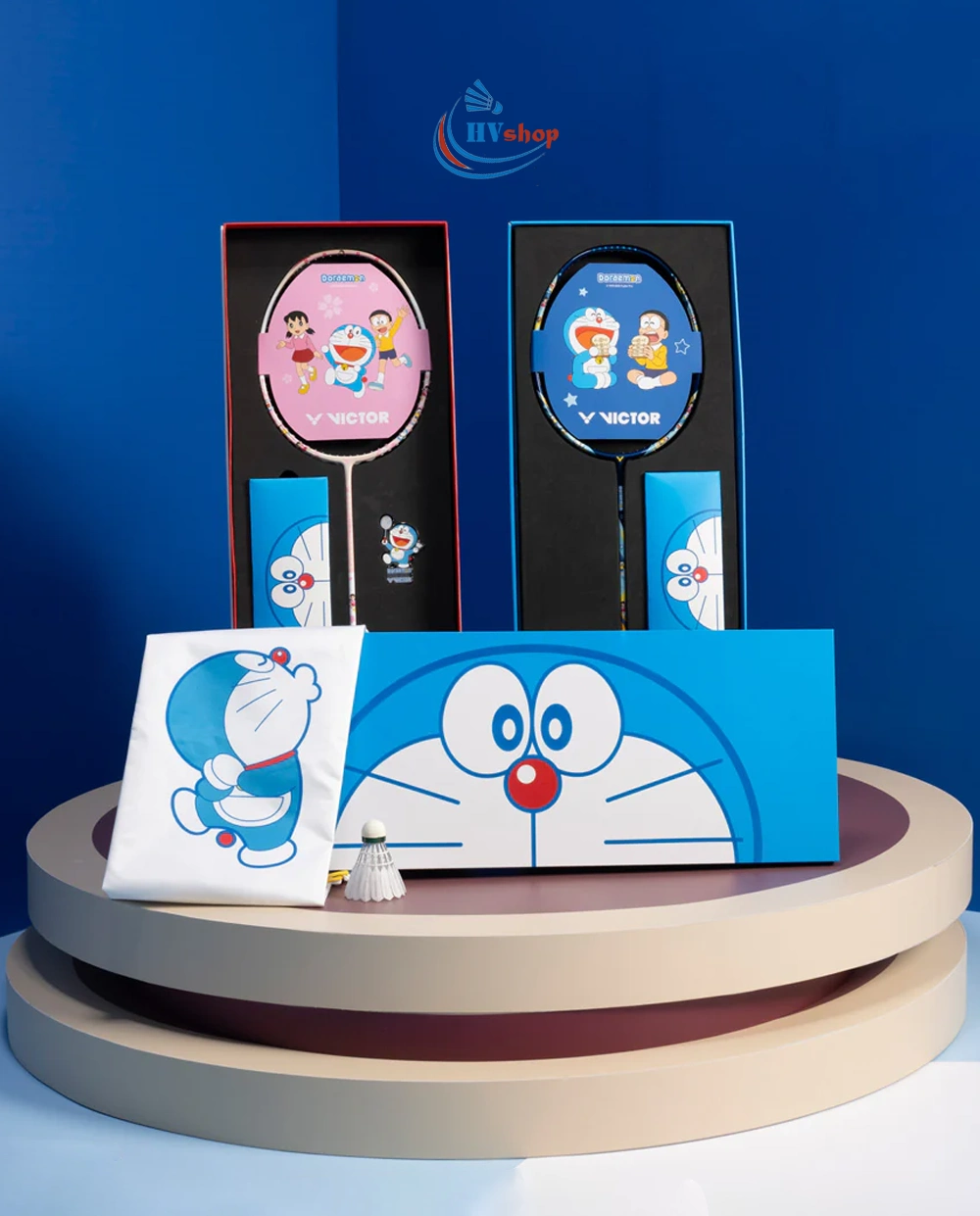 Set vợt cầu lông Victor Doraemon DRM