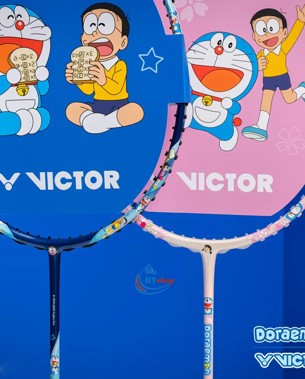 Set vợt cầu lông Victor Doraemon DRM - mặt vợt