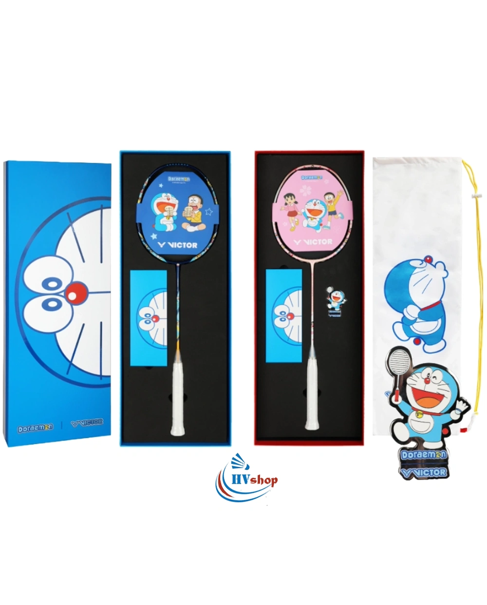 Set vợt cầu lông Victor Doraemon DRM