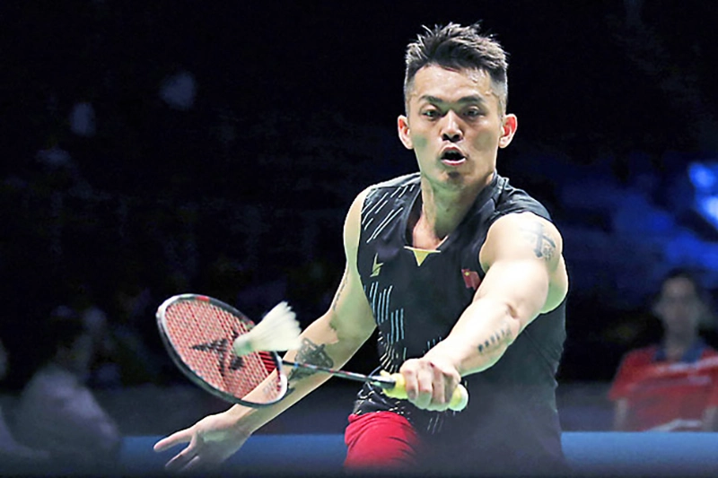 Tay vợt cầu lông thuận tay trái Lindan