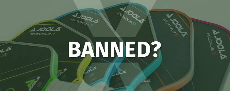 Vợt pickleball Joola bị cấm thi đấu