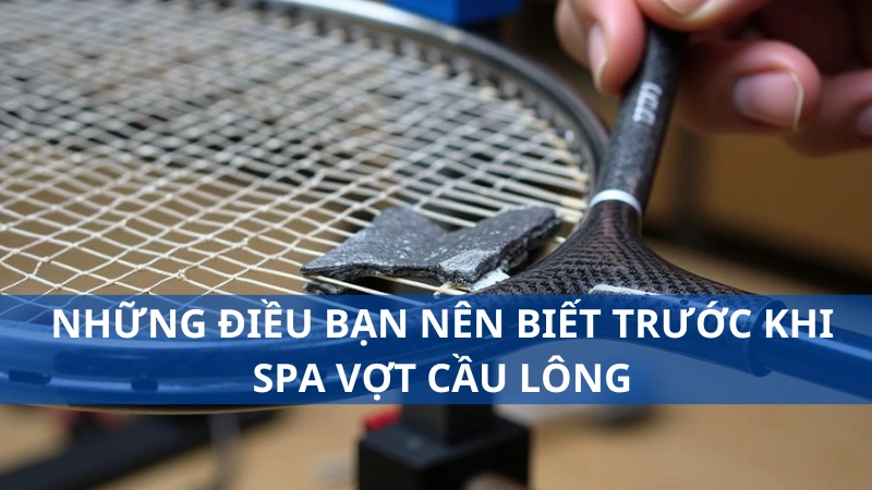 Những điều bạn nên biết trước khi spa vợt cầu lông