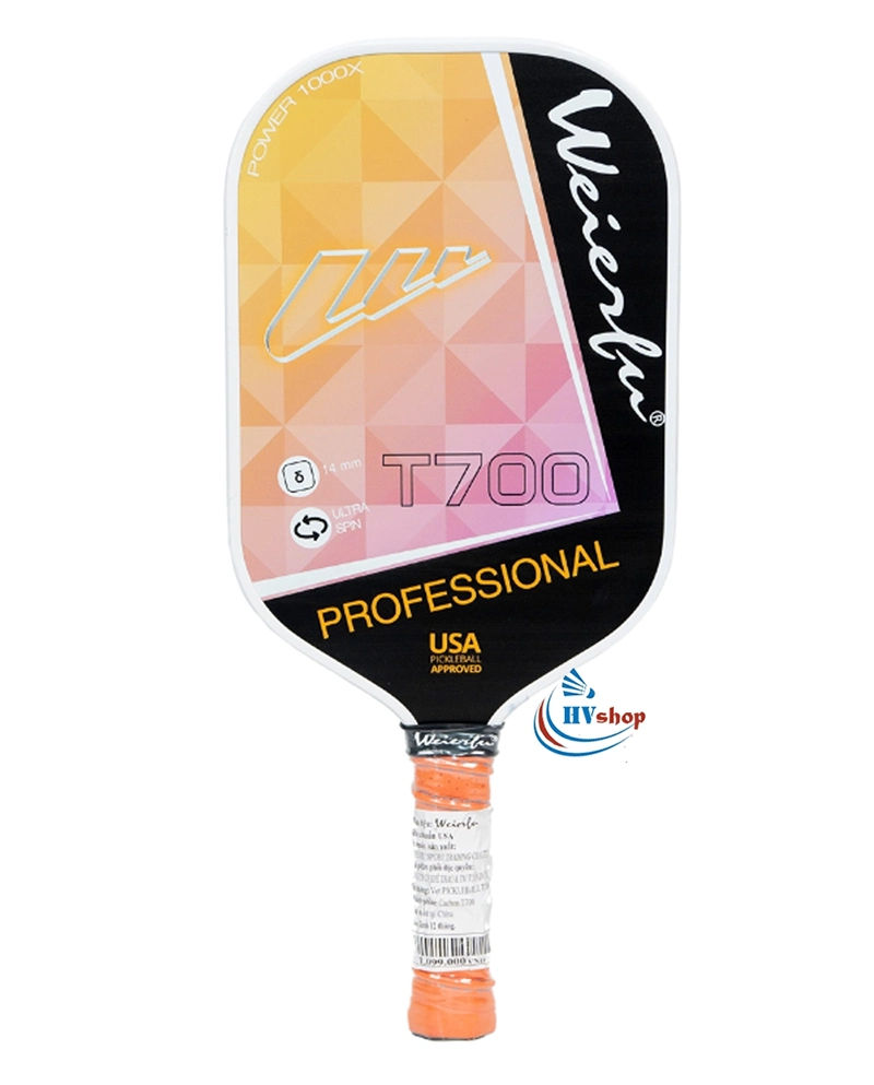 Vợt Pickleball Weierfu T700 Power 1000 14mm